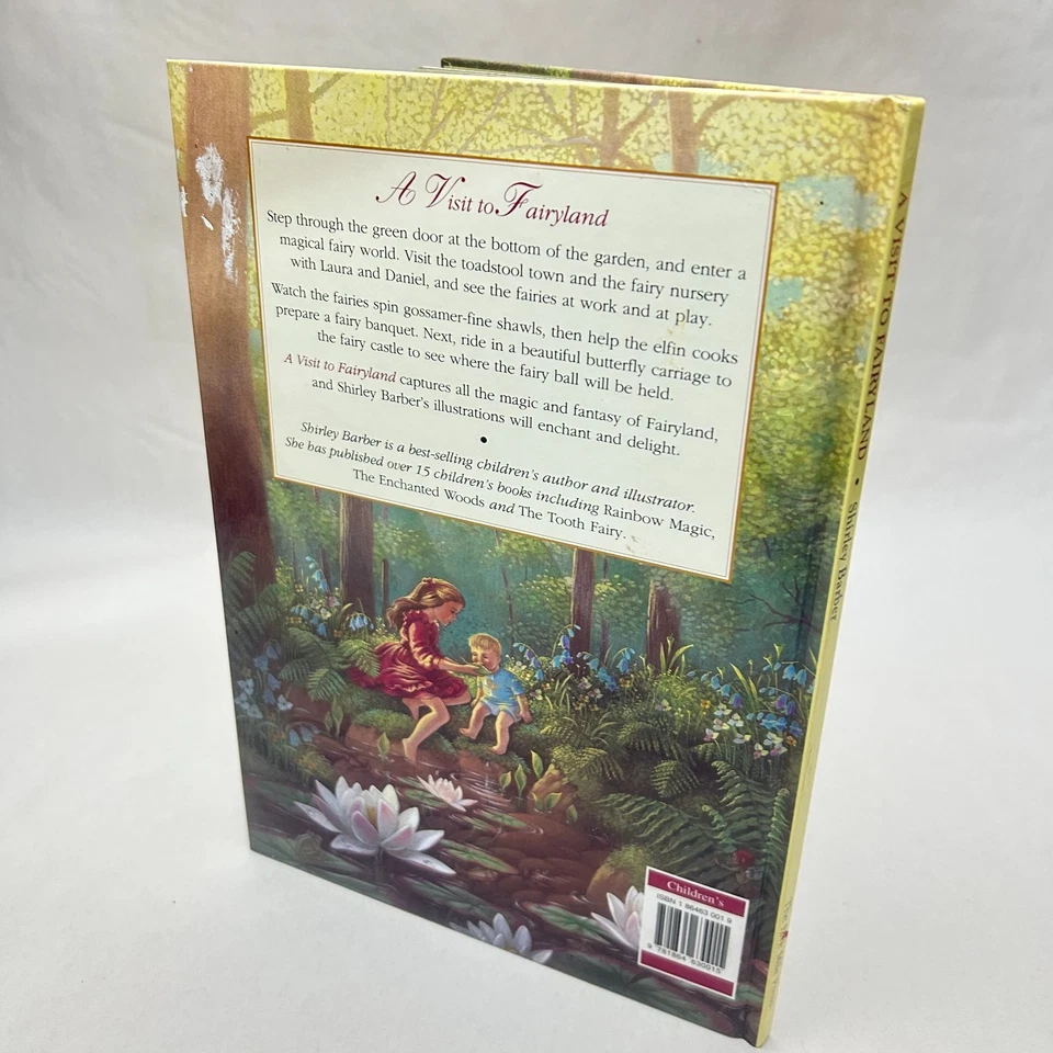 A Visit To Fairyland by Shirley Barber 1997 Fairies Large Hardcover Whimsical - Image 2 of 4