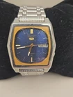 Vintage Seiko 5 Automatic 35mm Blue Dial Mens Watch 7009-5560