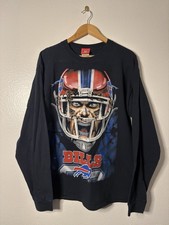 Vintage Buffalo Bills NFL Big Face Long Sleev...
