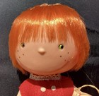 Vintage 1960's HERMAN PECKER Doll ~ Carrot top Vinyl Doll 7" JAPAN — photo 1