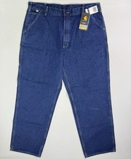 Carhartt Men's FR 2112 CAT2 FRB13-DNM 42x32 NWT Original Fit Work Dungaree Jeans