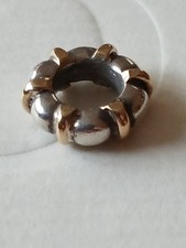 Original Pandora Element, bicolor, mit 585er Gold, retired, Spacer 