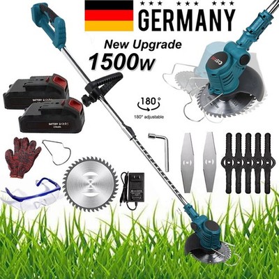 21V Akku Rasentrimmer Greenworks Freischneider mit 2x2000mAh Akkus & Ladegerät