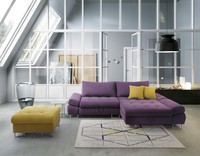 Eleganc L-Form Ecksofa Stoff Couch Wohnzimmer Moderne Design Sofas Couchs Neu