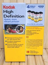 Kodak High Definition 4 Rolls 400 Film 24 Exp. each 05/2006 Factory Sealed