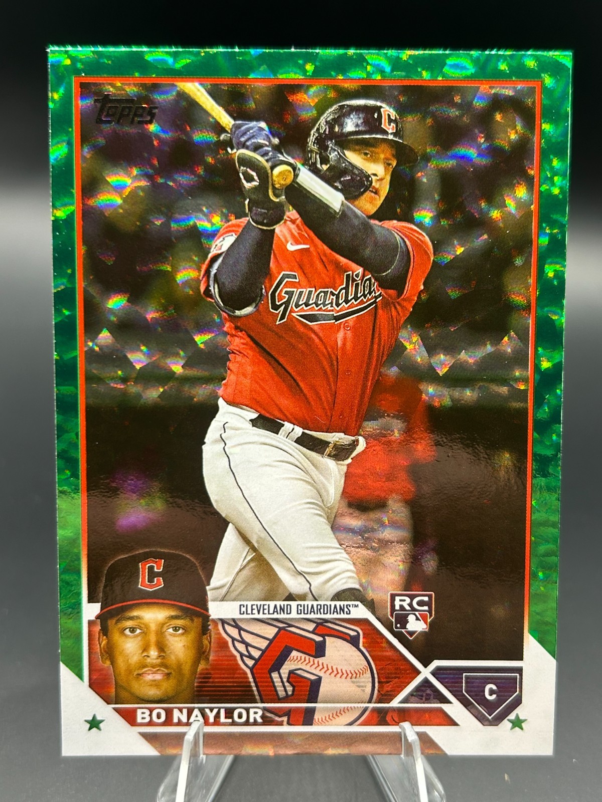 2023 Topps #421 Bo Naylor Green Foil /499