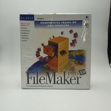 Claris FileMaker 4.0 Pro PC MAC CD Software Brand New Sealed Database Management