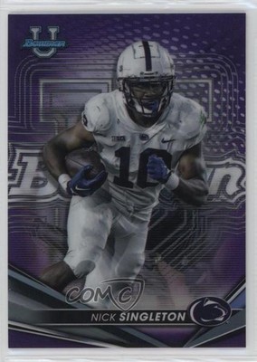 2022-23 Bowman U Purple Refractor 28/250 Nicholas Singleton Nick #18 0nr3