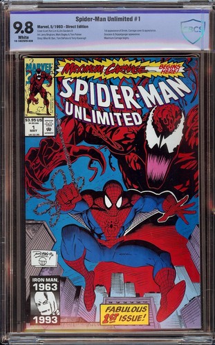 Spider-Man Unlimited # 1 CBCS 9.8 White (Marvel, 1993) 1st appearance Shriek