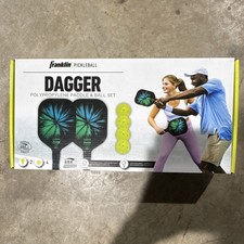 Franklin Sports Dagger Pickleball Set, 2 Paddles, 4 Balls, MPN 52755