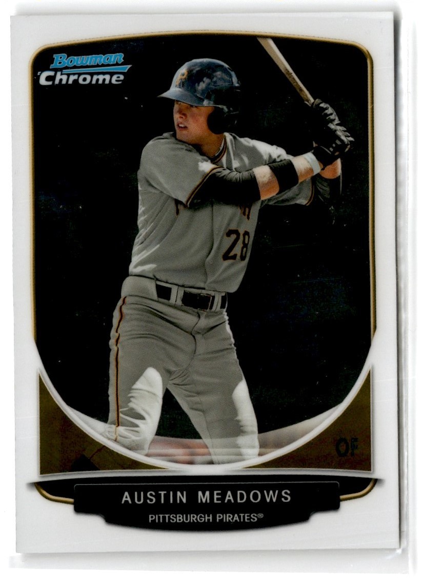 2013 Bowman Draft Picks & Prospects Chrome Austin Meadows Baseball Card