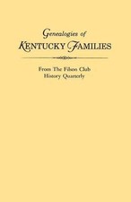 Kentucky Genealogies of Kentucky Families, from The Fils Paperback  UK IMPORT 