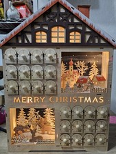 Battery-Operated Light-Up House Nativity Scen...
