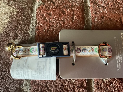 Disney Tails CAT COLLAR Disney Cats Faux Leather Breakaway Bell RETIRED NEW NWT - Picture 2 of 7