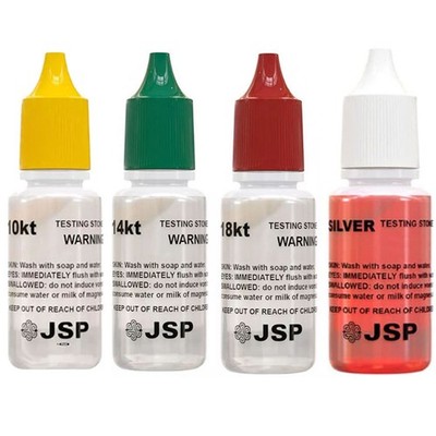 Gold Silver Jewelry Fresh Testing Acid Kit 10K 14K 18K Sterling 999 Made in USA