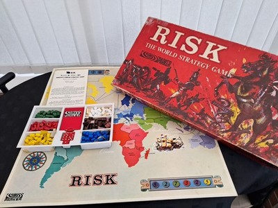 Vintage 1963 Version RISIKO Brettspiel von Parker vollständig 