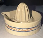 HTF Red Wing Pottery Spongeware Citrus Juicer Reamer – Vintage