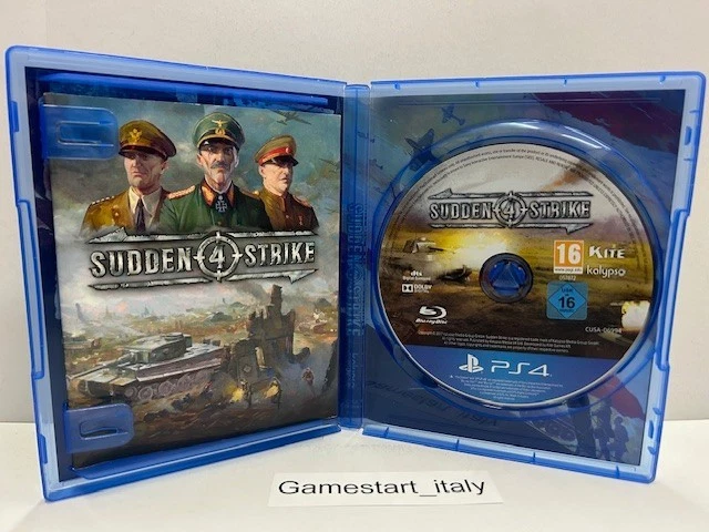 SUDDEN STRIKE 4 SONY PS4 - GIOCO USATO PERFETTAMENTE FUNZIONANTE - PAL VERSION, foto 2 di 5