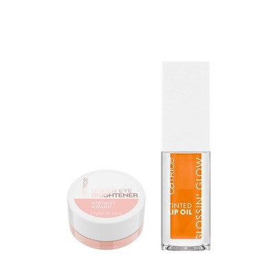 Catrice | Glossin' Glow Tinted Lip Oil 30 & Under Eye Brightener 10 | Full... 