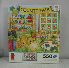 Ceaco "County Fair" by Debbie Mumm - 550 Piece - 20" x 20" Puzzle - NEW Sealed
