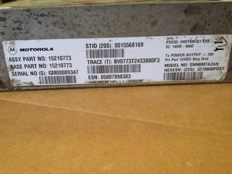 04 05 06 CTS AVALANCHE ESCALADE SILVERADO SIERRA ONSTAR módulo UE1 15210773 - Imagem 2 de 4