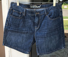 Old Navy sz 12 Sweetheart Blue Denim Shorts 9.5" Inseam from Apr 2012 G1