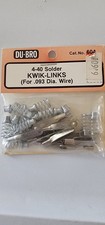 Du-Bro 604 4-40 Solder Kwik-Links for .093 Wire 12 Pack 