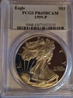 1999-P American Silver Eagle Dollar PR69DCAM PCGS Proof 69 Deep Cameo