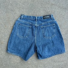 Vintage 90s Gitano High Rise Mom Jean Shorts Blue Size 12 100 Cotton