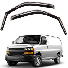 Sun Rain Visors Wind Rain Guards For 1996-2026 Chevy Express Van 25003500