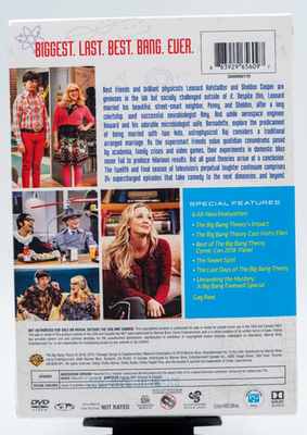 The Big Bang Theory: The Complete Twelfth and Final Season 12 DVD