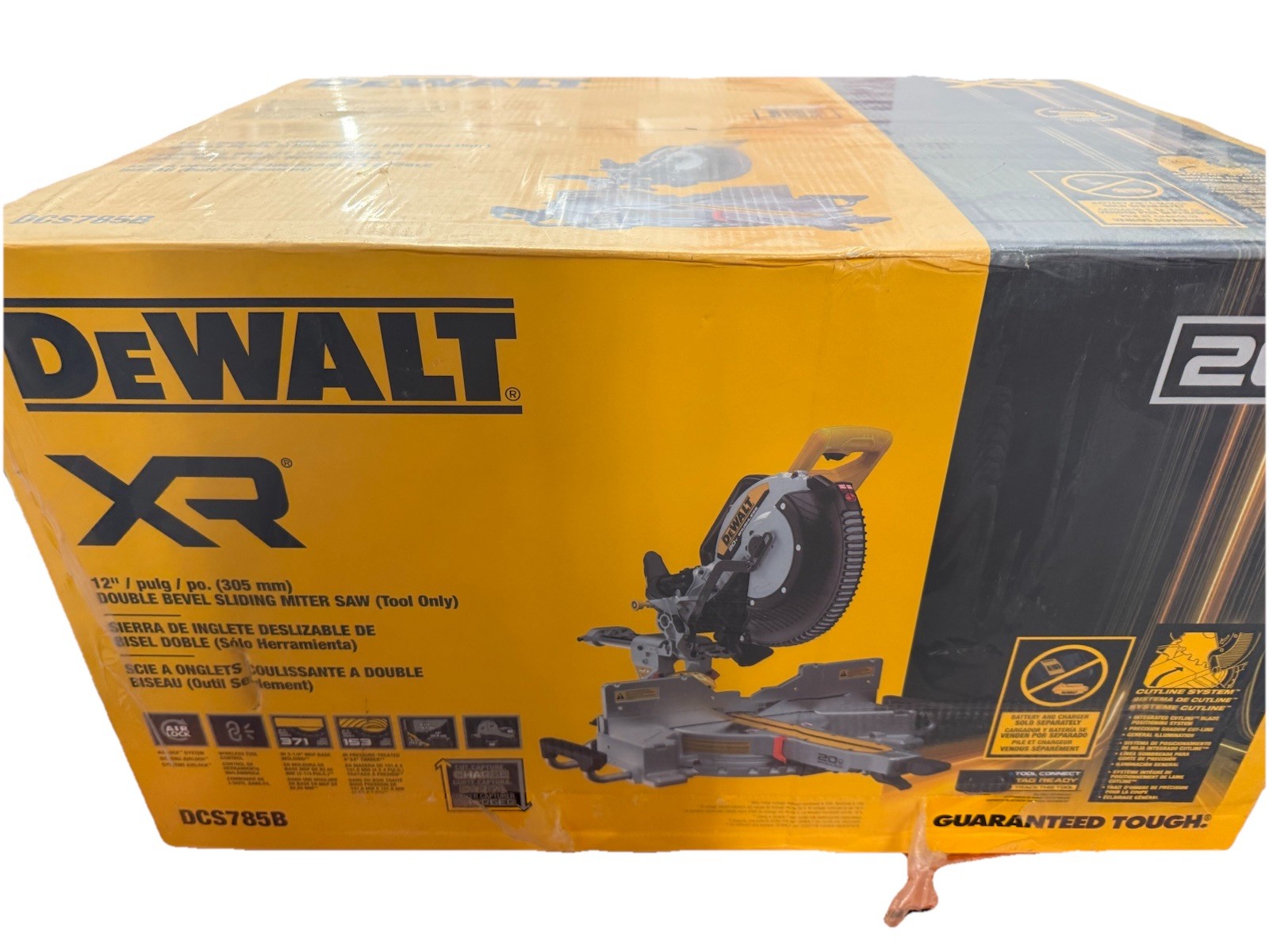 DEWALT DCS785B 12-in 20-volt max Dual Bevel Sliding Compound