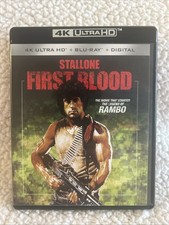 First Blood [4K UHD Blu-ray] With Blu-Ray No Digital Fast Shipping