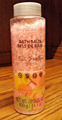 Crystal Waters Fruit Smoothie Bath Salts 14.1 oz/400g  Amazing Beauty & Soul M28