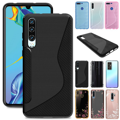 Shockpoof Silikon Hülle für Huawei P40 P30 P20 Pro Lite Mate 30 20 Y9 Y7 Y6 Y5