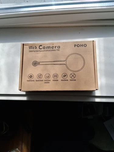 POHO 4K Webcam with Light, Sensorless Focus, Ultra HD 4k/30FPS, Webcam for PC