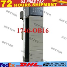 Allen Bradley 1746-OB16 SLC 500 Output Module SER D 10-50VDC .5A 0B16 USA