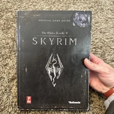Elder Scrolls V: Skyrim: Prima Official Video Game Guide Manual NO Map