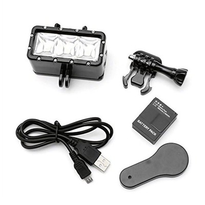 Wasserdichte Spot Lampe LED für GoPro Hero 5 4 3+ 3 SJCAM SJ4000 Yi Kamera
