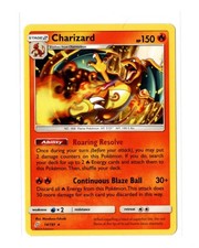 Carta Pokemon Charizard 14/181 Team Up rara quasi nuova 2019 TCG