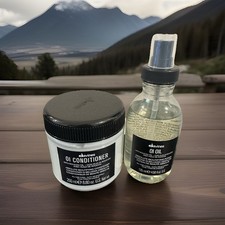 Davines OI Hair Care Set: Conditioner, Oil with Roucou Oil