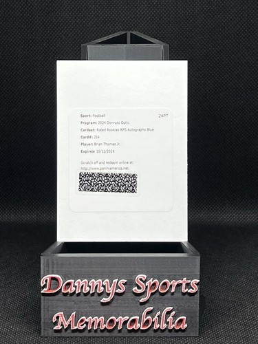 🔥 Brian Thomas Jr. 2024 Optic RPS Auto Blue /99 Redemption RC Jaguars 🔥
