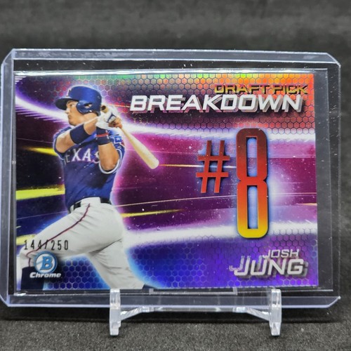 Josh Jung #BSB-JJ 2019 Bowman Draft Chrome Pick Breakdown card