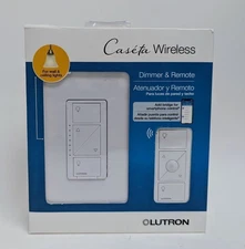 Lutron P-PKG1W-WH-R Caseta Wireless Smart Lighting Dimmer Switch & Remote Kit