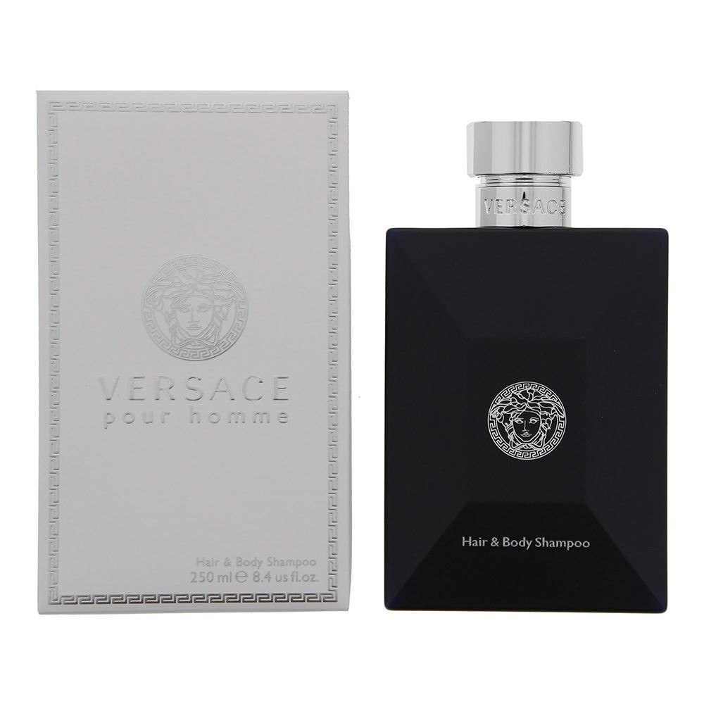 Versace Unisex Orange/Blue/Amber Pour Homme Shower Gel 250Ml - Image 5