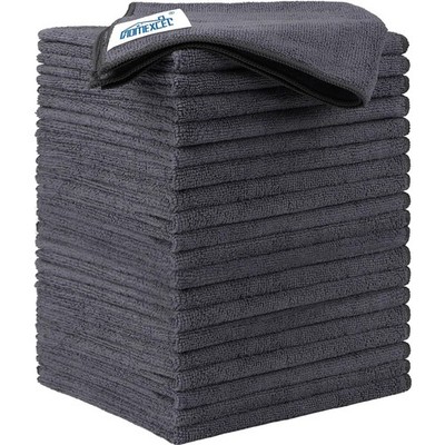 Mikrofaser Reinigungstücher Grau 20 Stück Wasserabsorbierend Fleckenfrei Haus...
