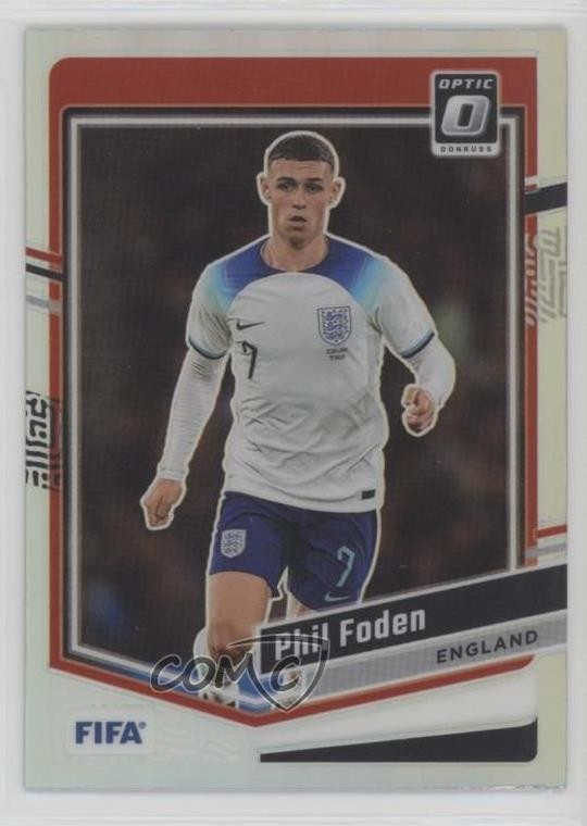 2023-24 Panini Donruss FIFA Optic Holo Prizm Phil Foden #12 b6y