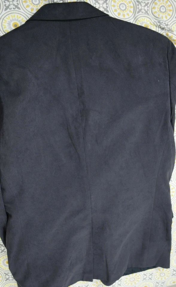 Blazer Abrigo Deportivo Club Room Para Hombre Microgamuza Azul Marino 40S 🔥🔥 Foto 2 de 4