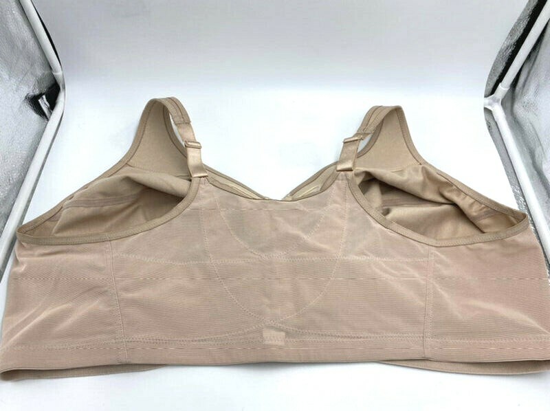 Glamorise 52G Magic Lift Posture Back Support Bra Cafe Tan Wireless