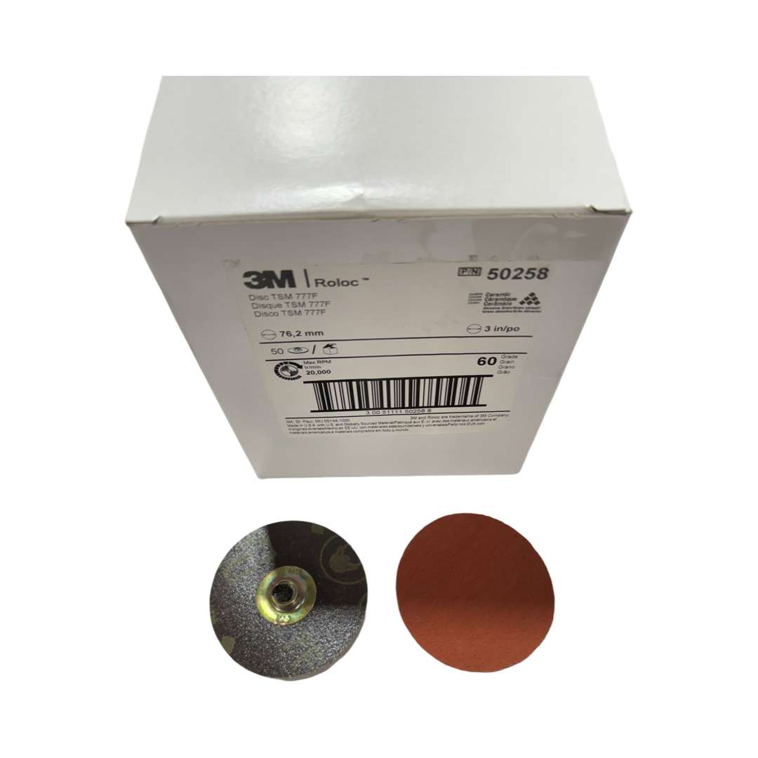 200- 3" Roloc A/o Quick Change Sanding Disc Aluminum Oxide 40 - Foto 3